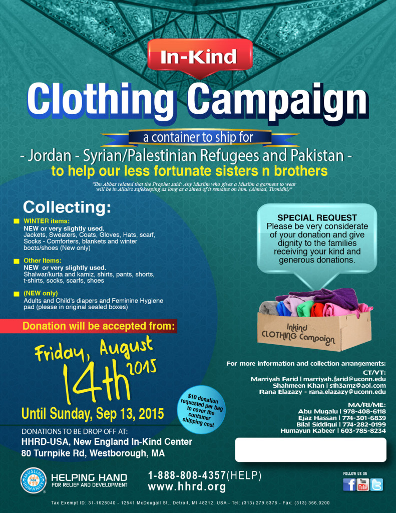 HHRD Clothing Drive